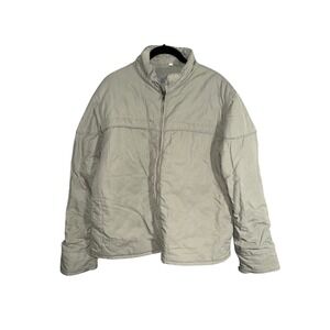 Hot Chillys  USA Quilted Lined Zip Up Jacket Light Green women Large‎